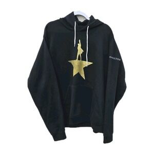 Hamilton Black Hoodie Sweatshirt XL  Unisex Musical